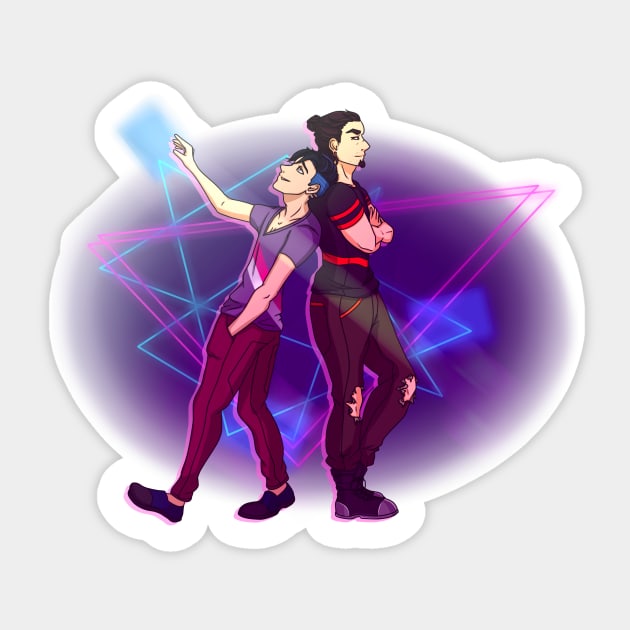 gen:LOCK Val/zu Sticker by GrungeNerdDesigns